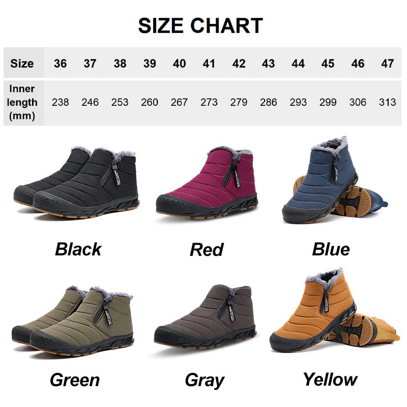 ✨✨ Warm Winter Boots, Faux Fur Lined Waterproof Outdoor Snow Boots ✨ - Image 8