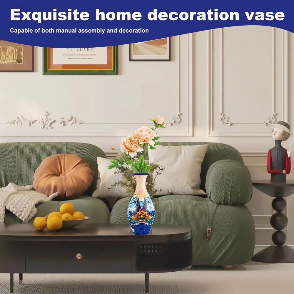 🧩3D Art Puzzle Vase - Image 12
