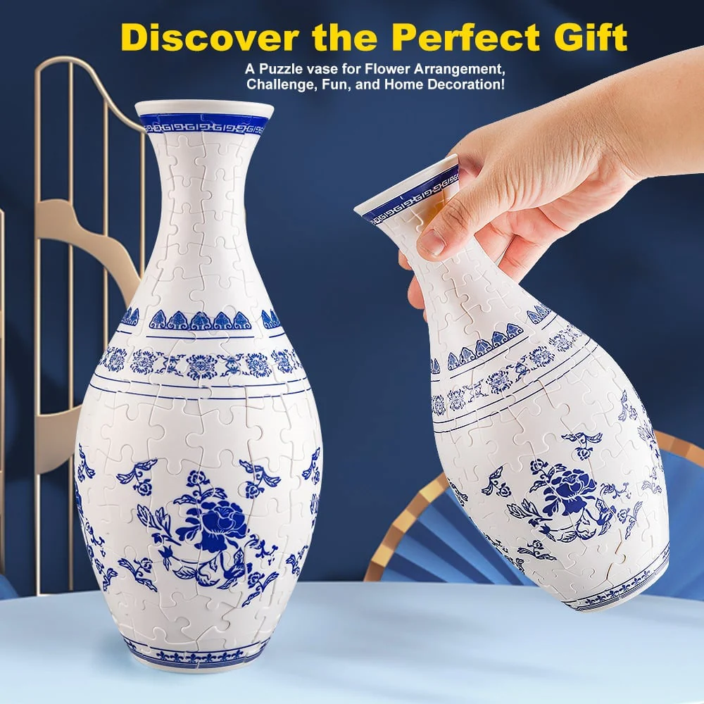 🧩3D Art Puzzle Vase - Image 3